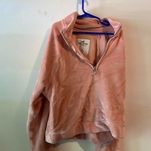 coral fleece sweatshirt
